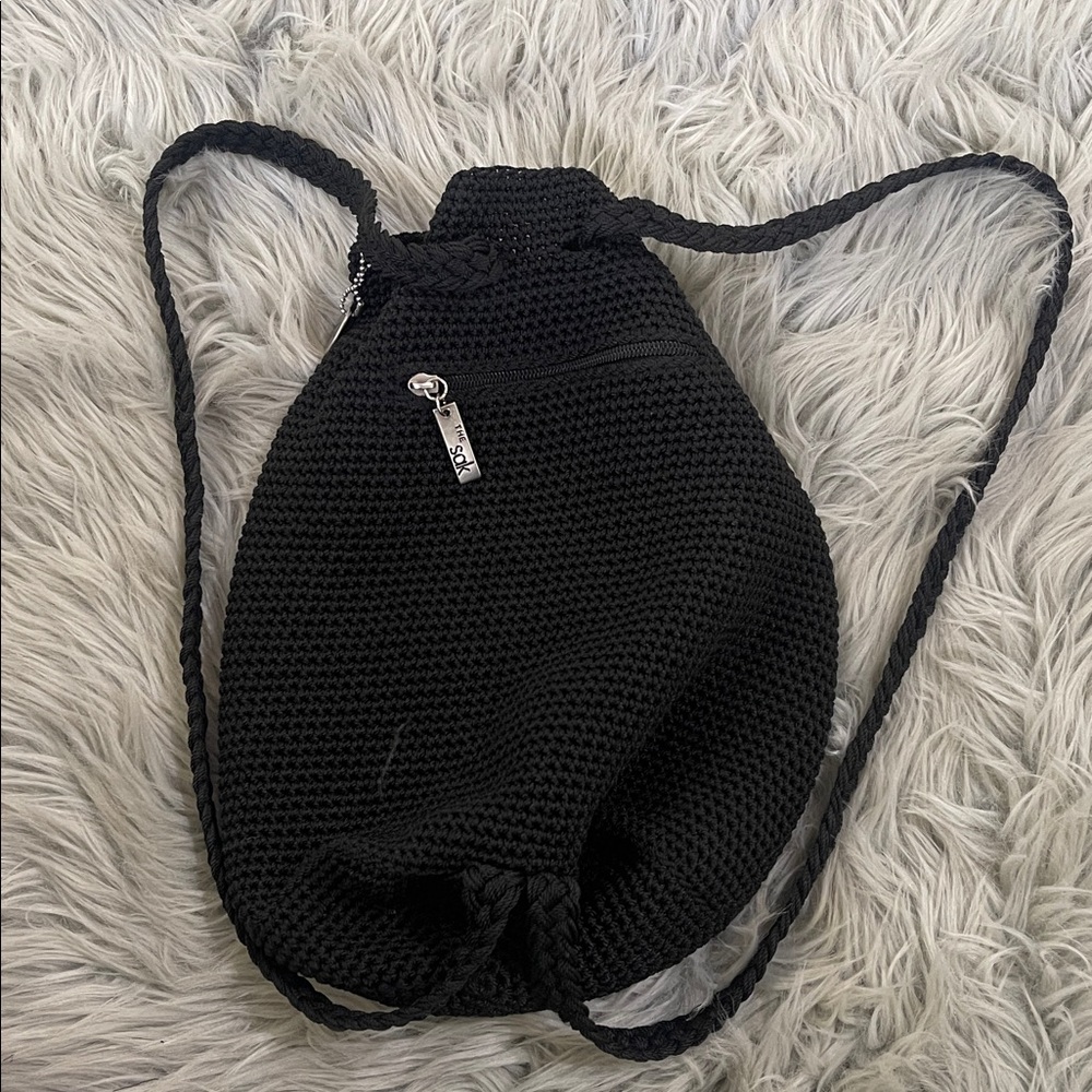The Sak Black Crochet backpack - Picture 4 of 4